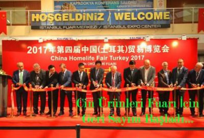 Çin Ürünleri Fuarı için geri sayım