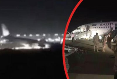 Türk pilot uçağı burun üstü indirdi