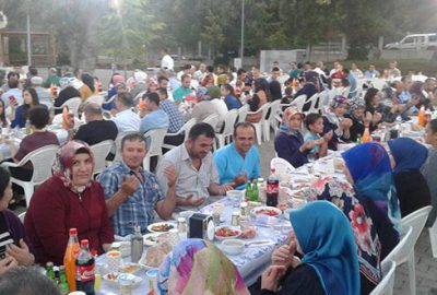 Hastane personeli iftarda buluştu