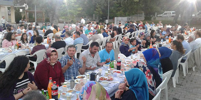 Hastane personeli iftarda buluştu