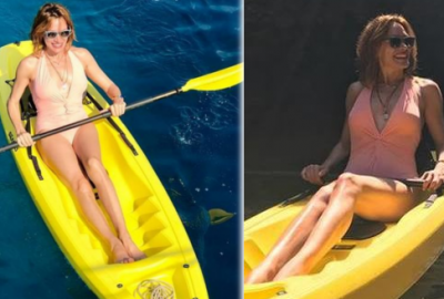 Yıllar sonra mayolu poz