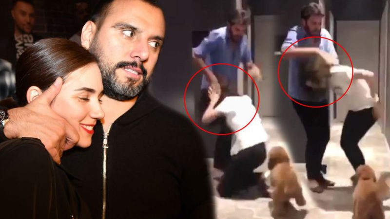 Alişan-Buse Varol çifti, dün akşam evlerinde yakın dostları Çağla Şıkel,