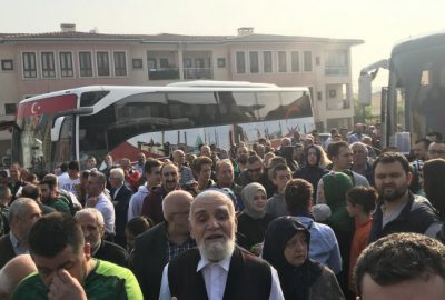 Bursaspor taraftarının umre yolculuğu başladı