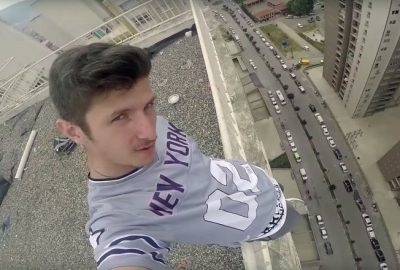 Binaların tepesinde ölümüne spor