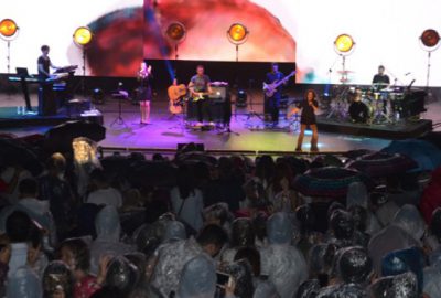 Sertap Erener konserine yağmur sürprizi