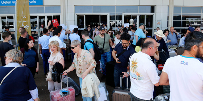 Antalya’ya turist akını