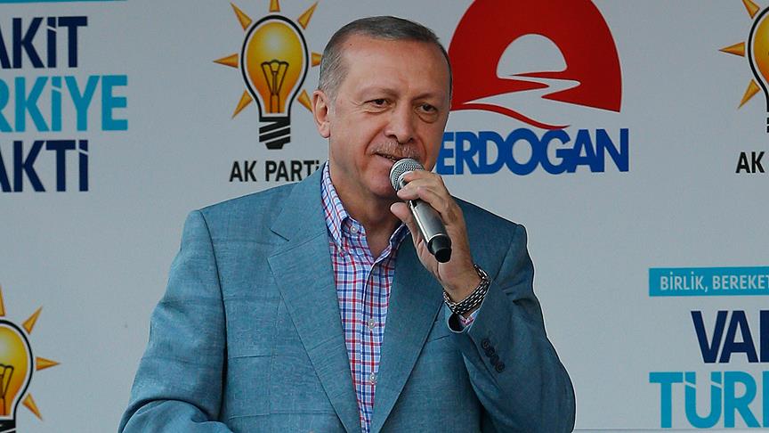 Cumhurbaşkanı Erdoğan: Kendi projelerimizle yarışıyoruz