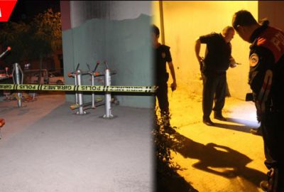 Çocuk parkında silahlı kavga