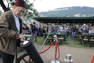 Saraybosna’nın ramazan topçusu eski ramazanları yeniden yaşatıyor