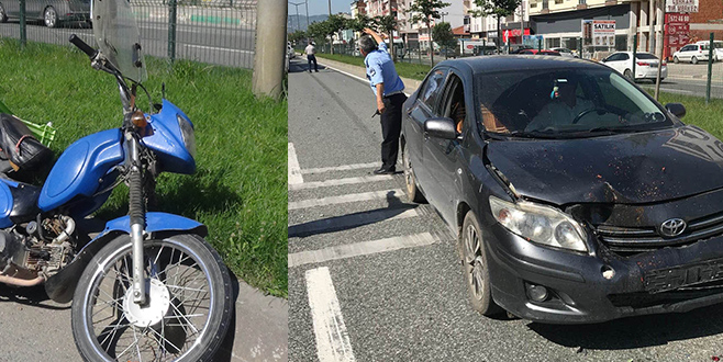 Motosikletli yaşlı adam ölümden döndü Motosikletli yaşlı adam ölümden döndü