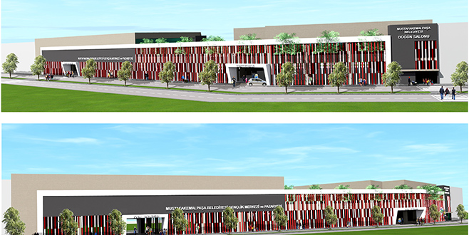 Mustafakemalpaşa’ya modern pazar yeri