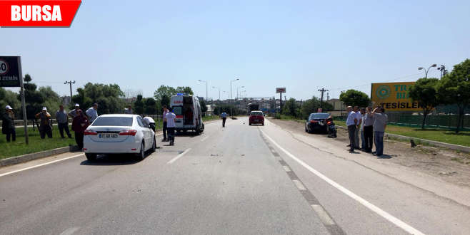 Otomobille motosiklet çarpıştı: 1 ölü