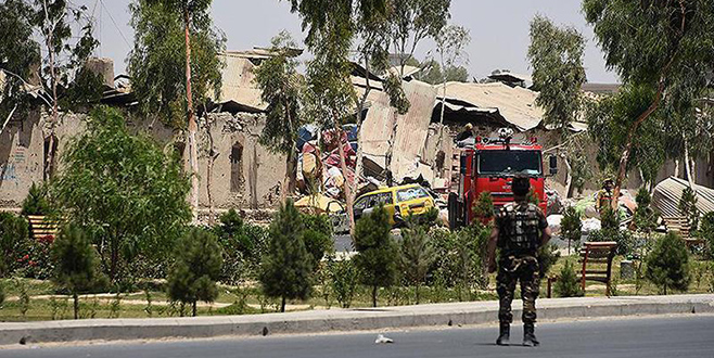 Seçim merkezine bombalı saldırı Seçim merkezine bombalı saldırı