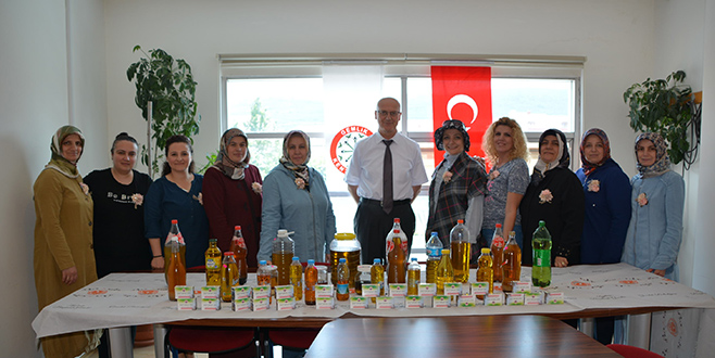 Gemlikli kadınlardan atık yağ projesine destek