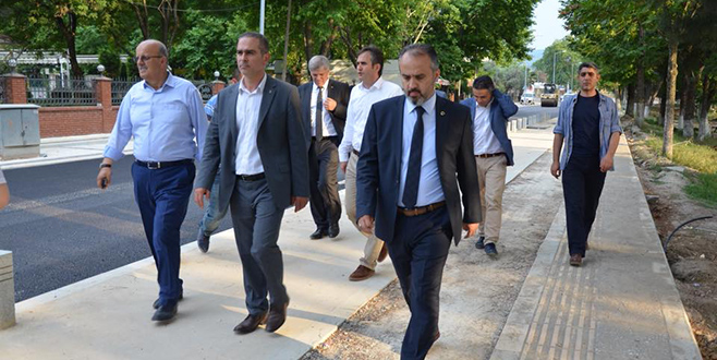 İznik sahil yolu bayrama hazır