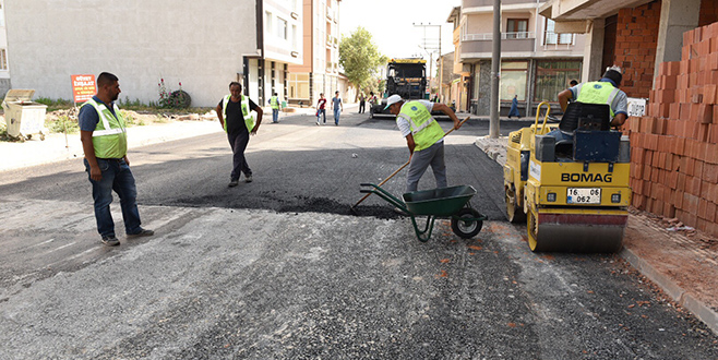 Karacabey’de asfalt çalışmaları başladı