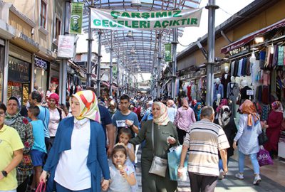 Çarşıda bayram hareketliliği