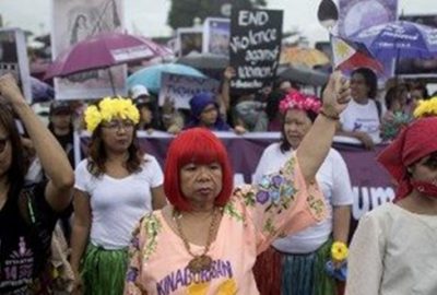 Duterte’ye protesto