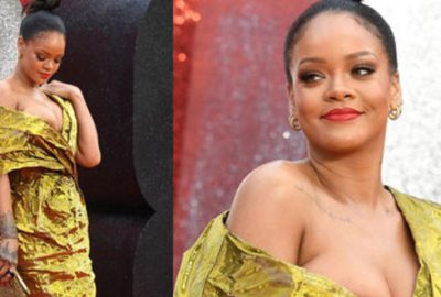 Elbisesi ve dekoltesi olay oldu