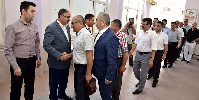 Mustafakemalpaşa protokolü bayramlaştı