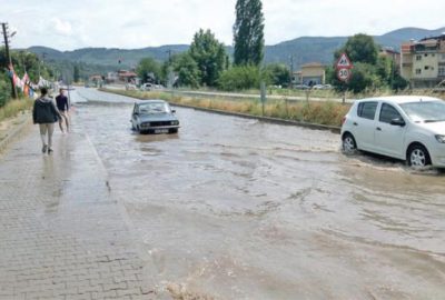 Orhaneli’nde sağanak çilesi