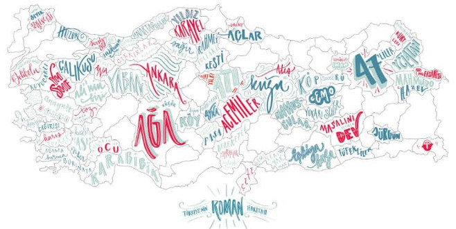 52 şehirli: Türkiye Roman Haritası