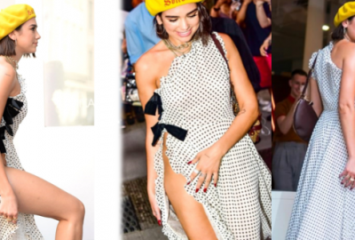 Güzel yıldız, beline kadar açık yırtmacıyla nefes kesti!