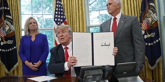 Trump geri adım attı Trump geri adım attı