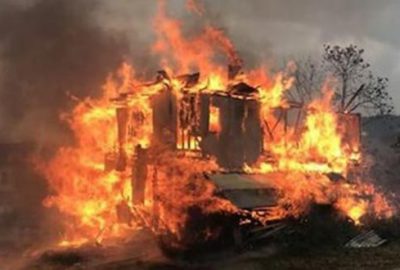 Kastamonu’da köyde çıkan yangında 5 ev kül oldu
