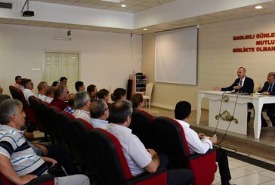 Kestel protokolü muhtarları dinledi