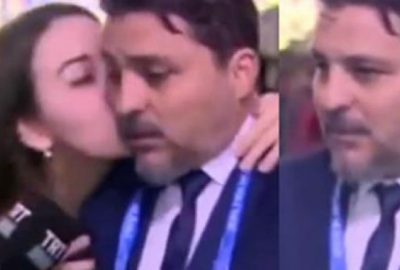 TRT Spor yorumcusunun canlı yayında zor anları