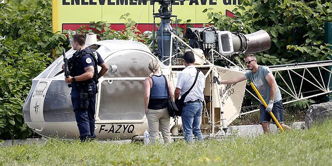 Cezaevinden helikopterle firar etti