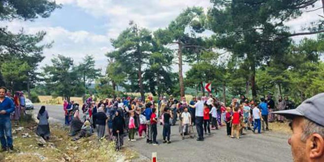 Biyokütle enerji santralı nöbeti