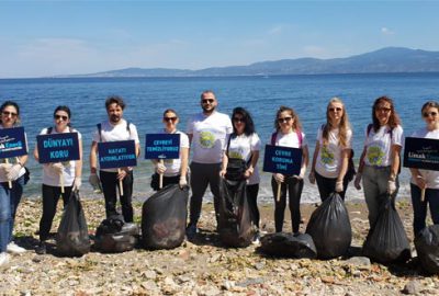 Limak Enerji Çevre Koruma Timi sahilleri de koruyor