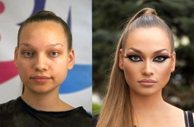 Güzellikte bir adım öne çıkan Rus kadınlarının makyajsız halleri