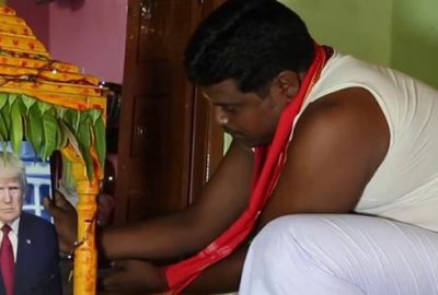 Trump’a tapan adam