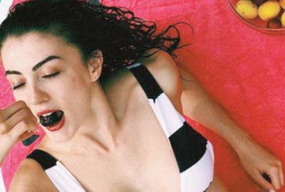 Burcu’nun tatil keyfi