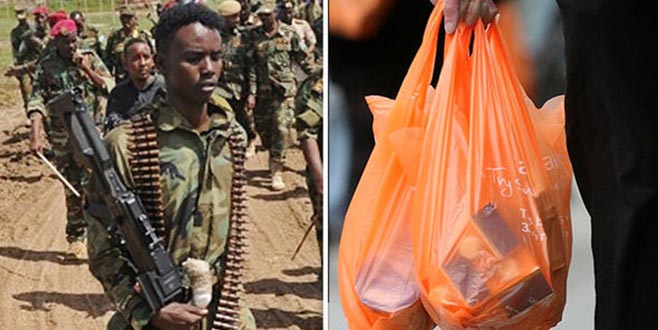 Eş Şebab plastik poşeti yasakladı