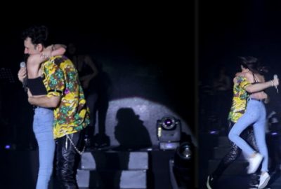 Sahnede şok: Öpmezsen asla inmem