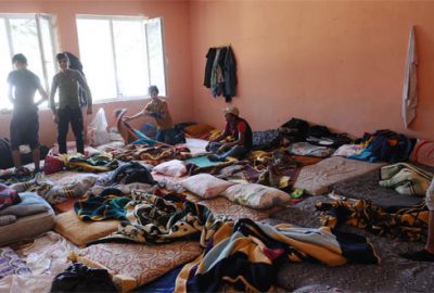 Köy okulu mevsimlik işçilere otel oldu