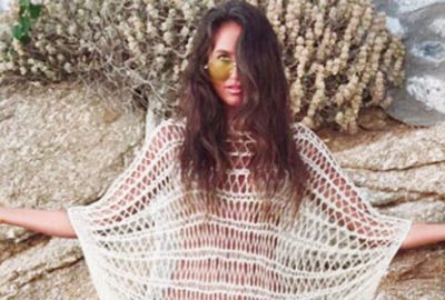 Eda Taşpınar plaj kıyafetiyle dikkat çekti