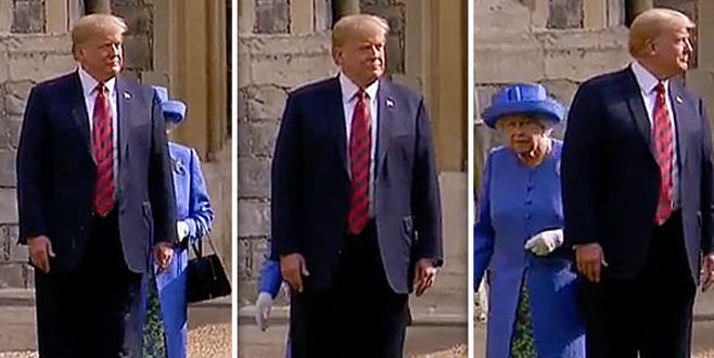 Trump Kraliçe’yi çileden çıkardı