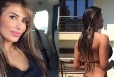 Bikinili videosu sosyal medyayı salladı