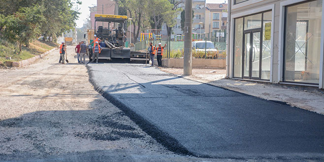 Altyapı çalışması biten yollara asfalt
