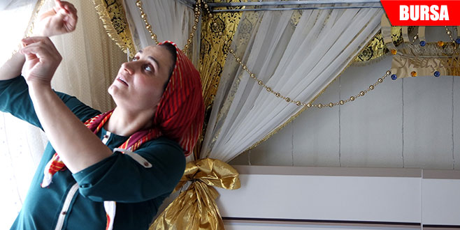 Sünnet yatağı süsleme geleneği mesleği oldu Sünnet yatağı süsleme geleneği mesleği oldu