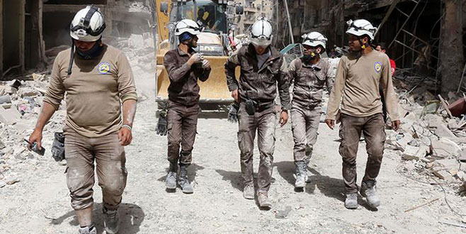 Beyaz Baretliler gizlice kurtarıldı Beyaz Baretliler gizlice kurtarıldı