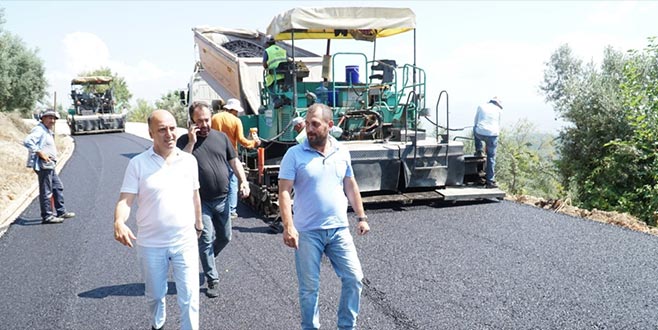 Mudanya yollarına Büyükşehir eli