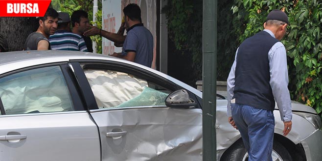 Duvara çarparak durabildi