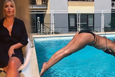 Bikinili paylaşımı olay oldu!