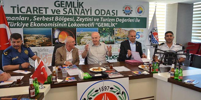 Gemlik’te güvenliğe drone desteği